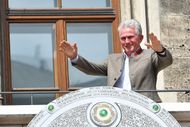 FC Bayern Muenchen Celebrate Winning The Bundesliga